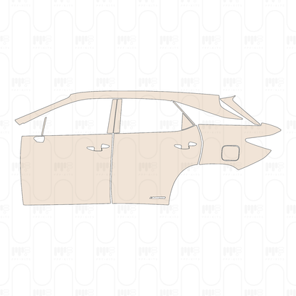 PPF prédécoupé Lexus RX (SWB) Base 2022