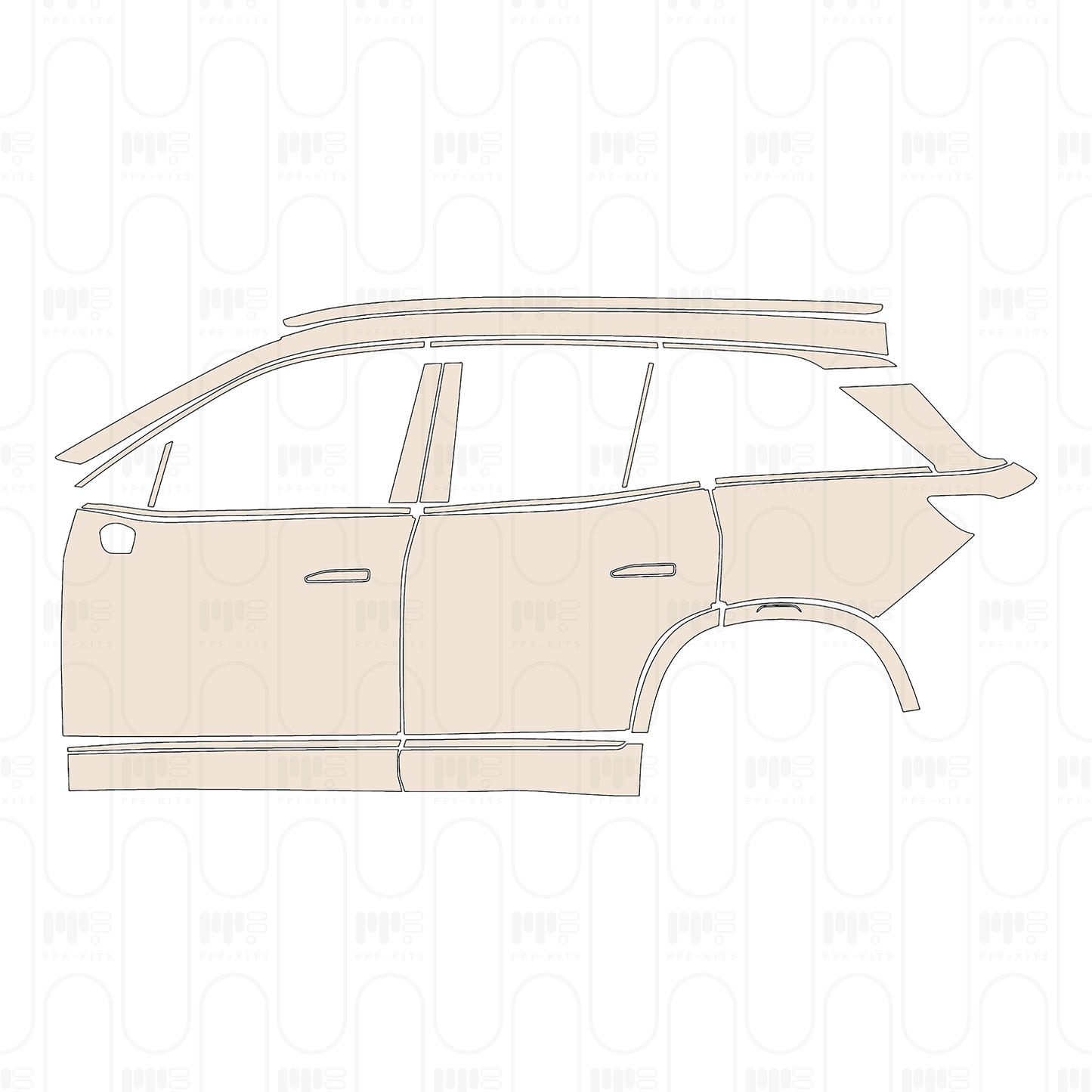 PPF prédécoupé NIO ES8 2022