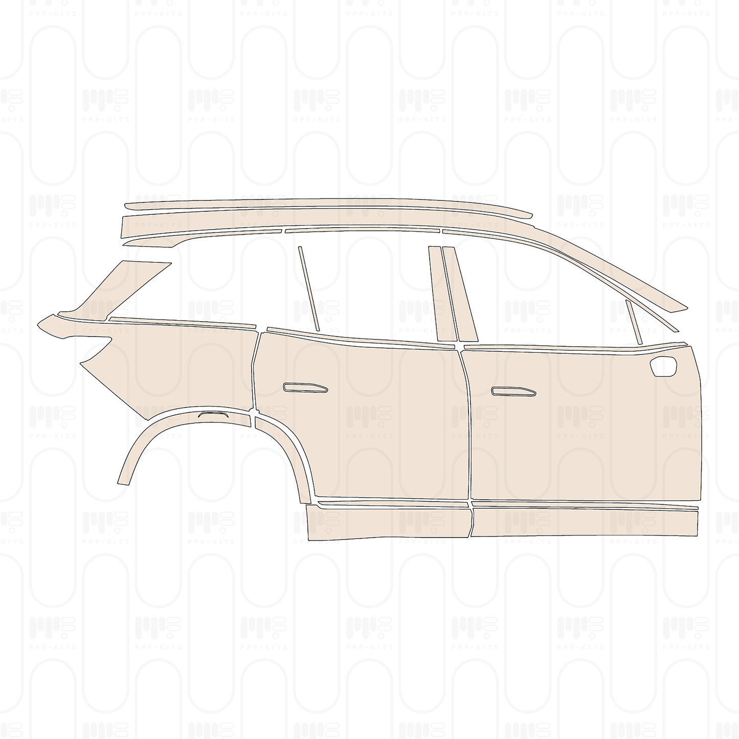 PPF prédécoupé NIO ES8 2022