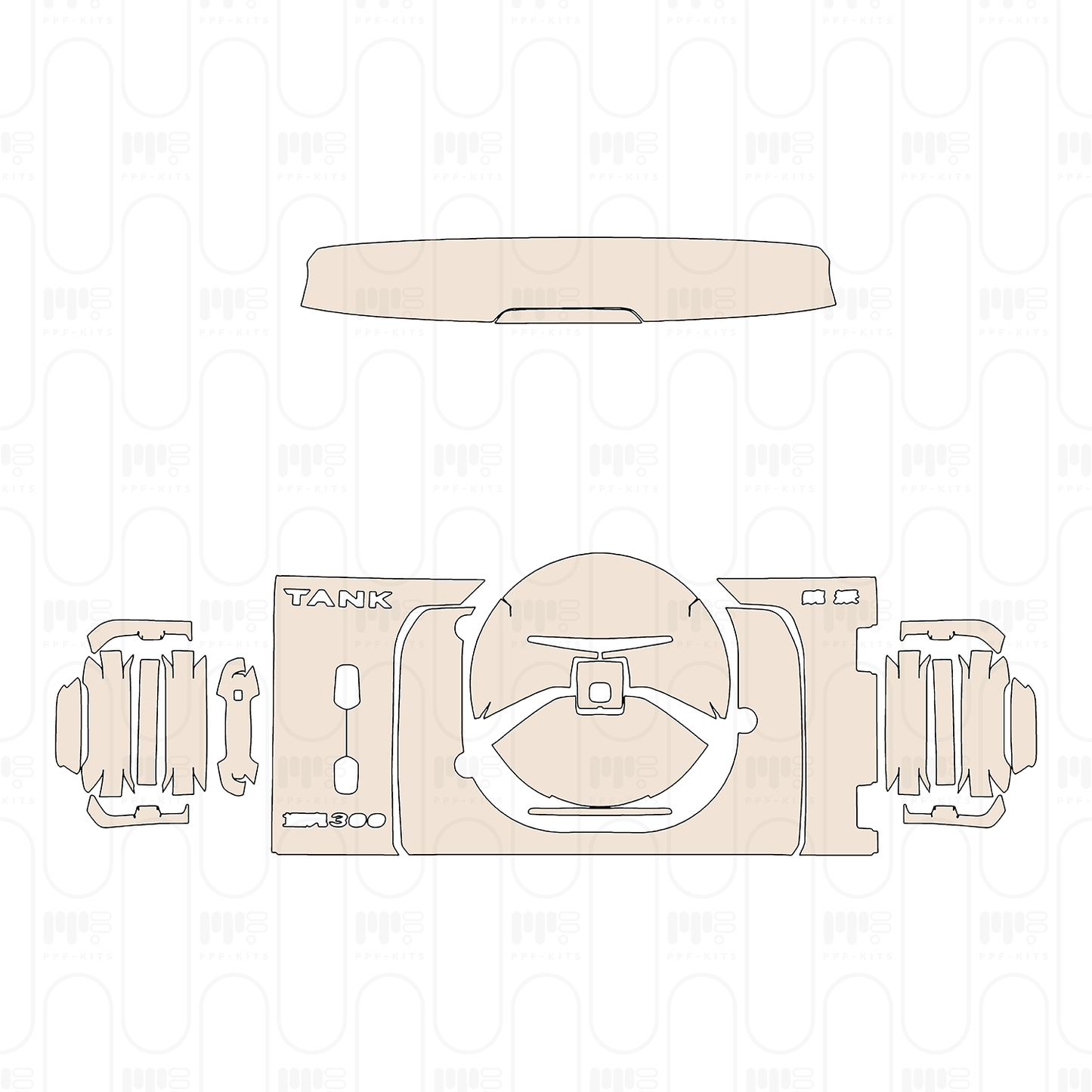 PPF prédécoupé Tank 300 Base 2022