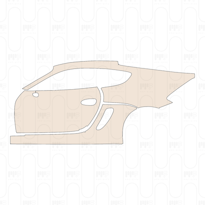 PPF prédécoupé Porsche Cayman 2016