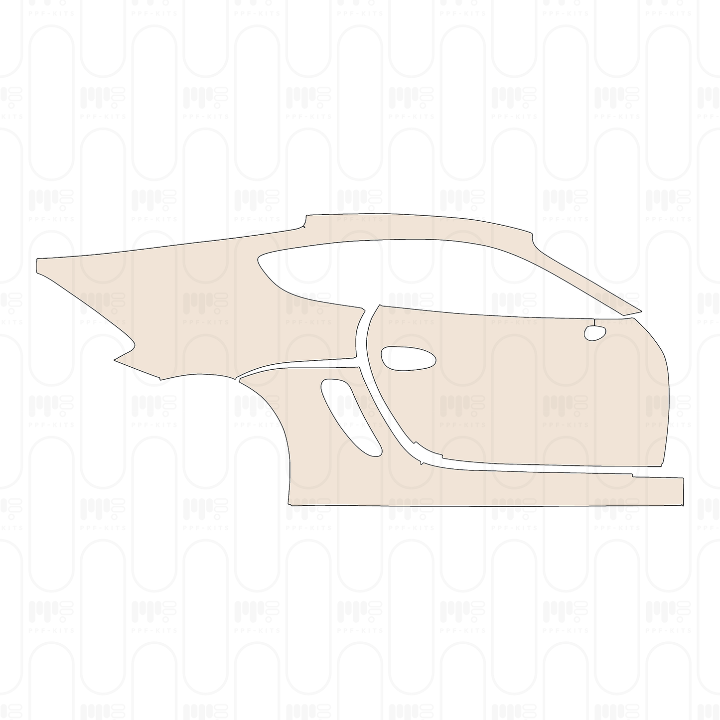 PPF prédécoupé Porsche Cayman 2016