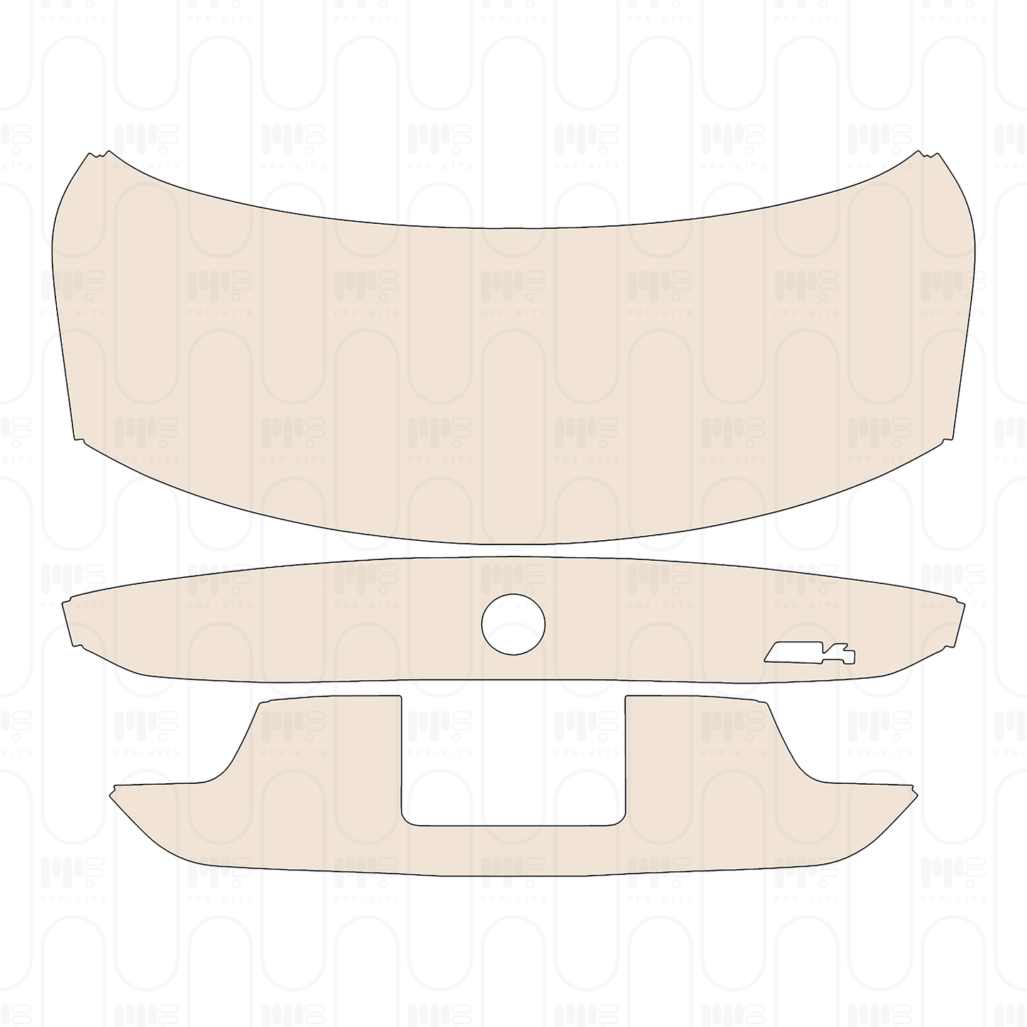 PPF prédécoupé BMW 4 Series Coupe M4 2019