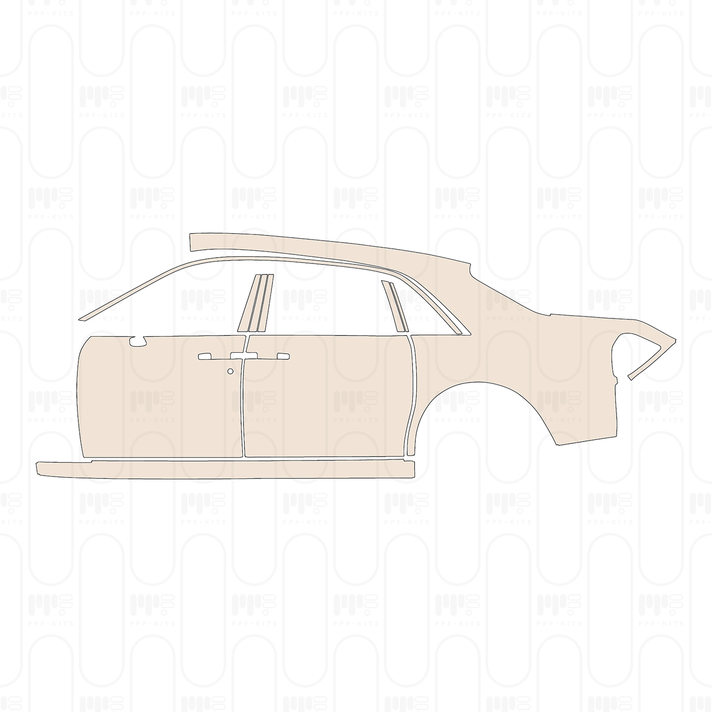 PPF prédécoupé Rolls-Royce Ghost Extended Wheelbase 2013