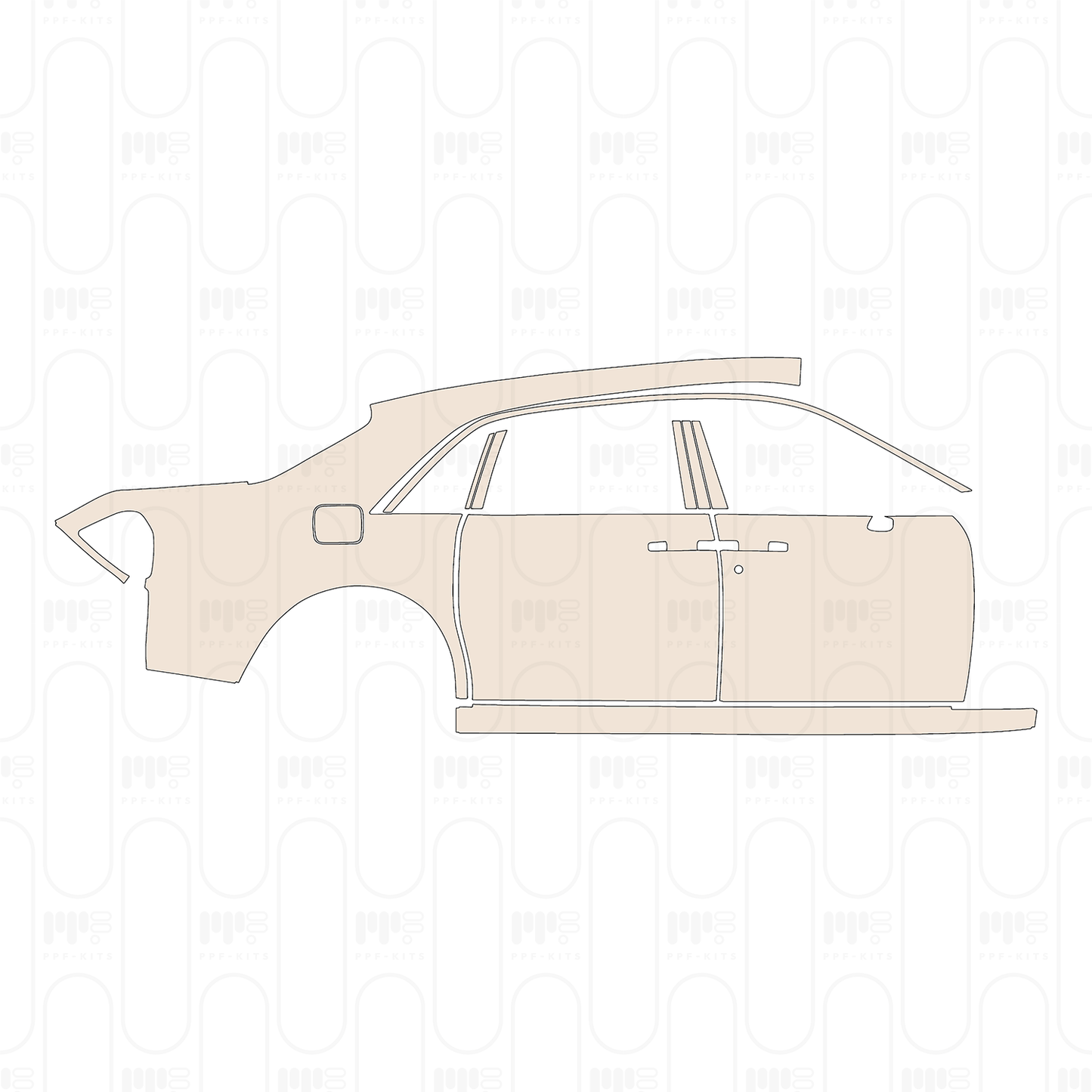PPF prédécoupé Rolls-Royce Ghost Extended Wheelbase 2013