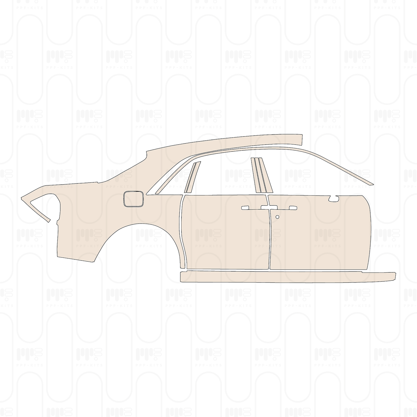 PPF prédécoupé Rolls-Royce Ghost Standard Wheelbase 2014