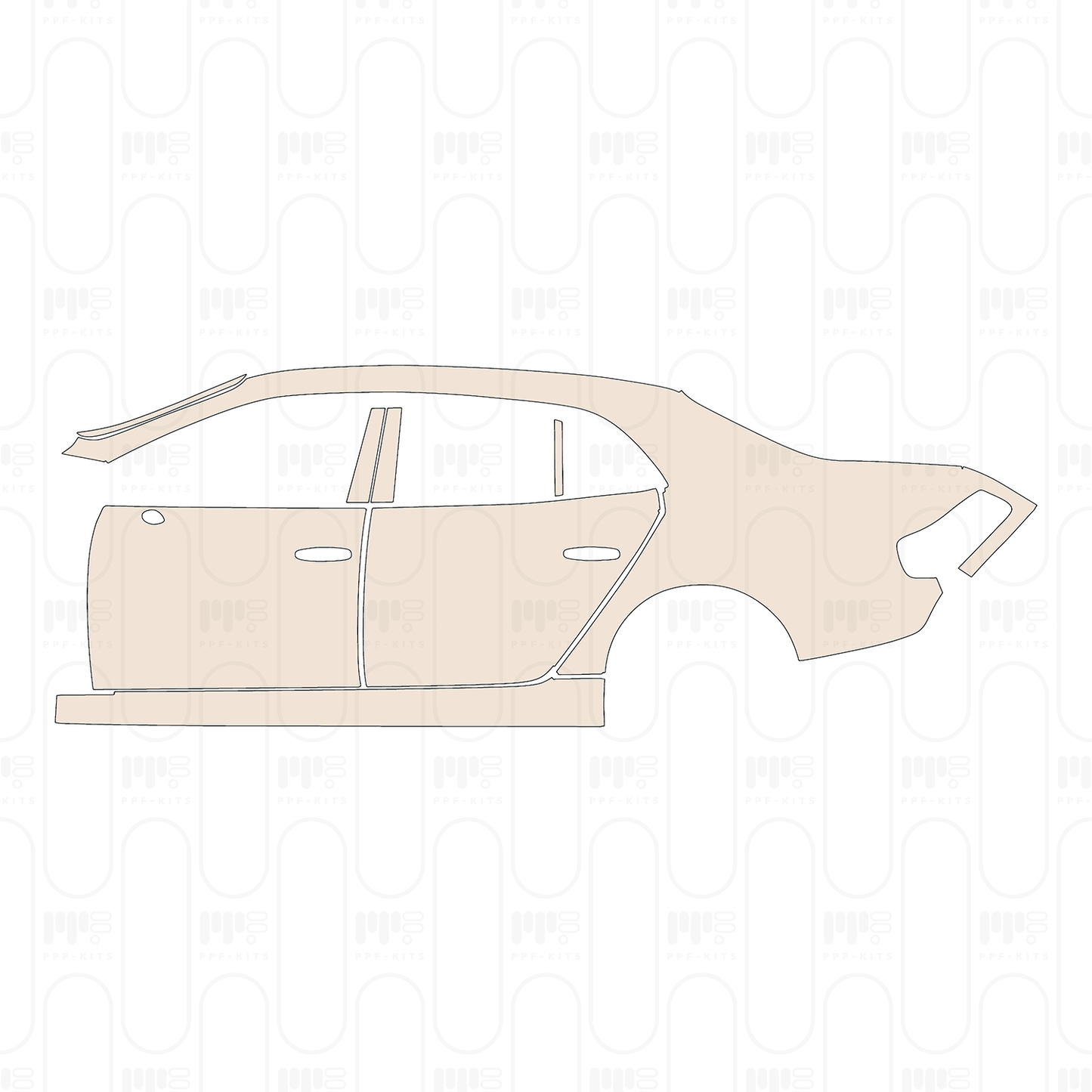 PPF prédécoupé Bentley Flying Spur V8 2019