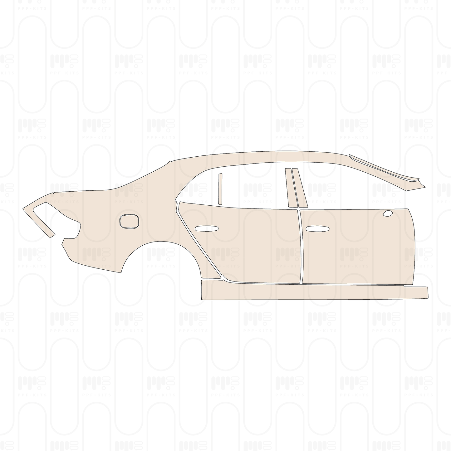 PPF prédécoupé Bentley Flying Spur V8 2019