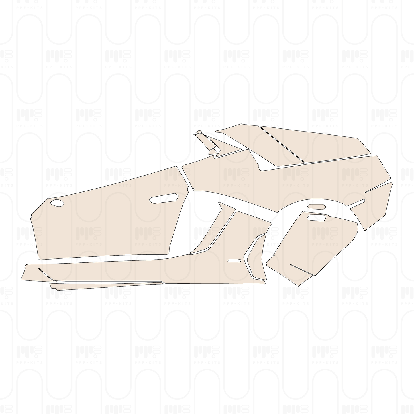 PPF prédécoupé Lamborghini Aventador LP 700-4 Roadster 2013