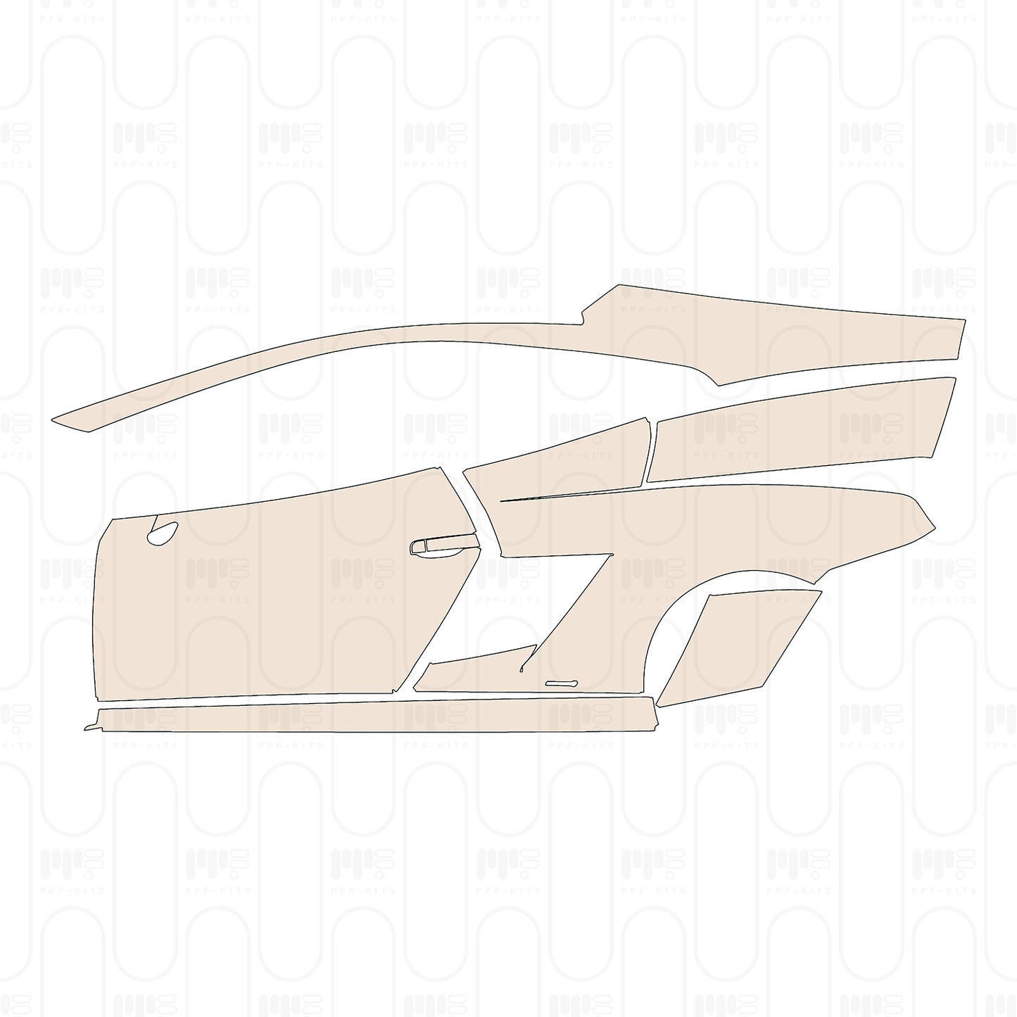 PPF prédécoupé Lamborghini Gallardo LP 570-4 Superleggera 2013