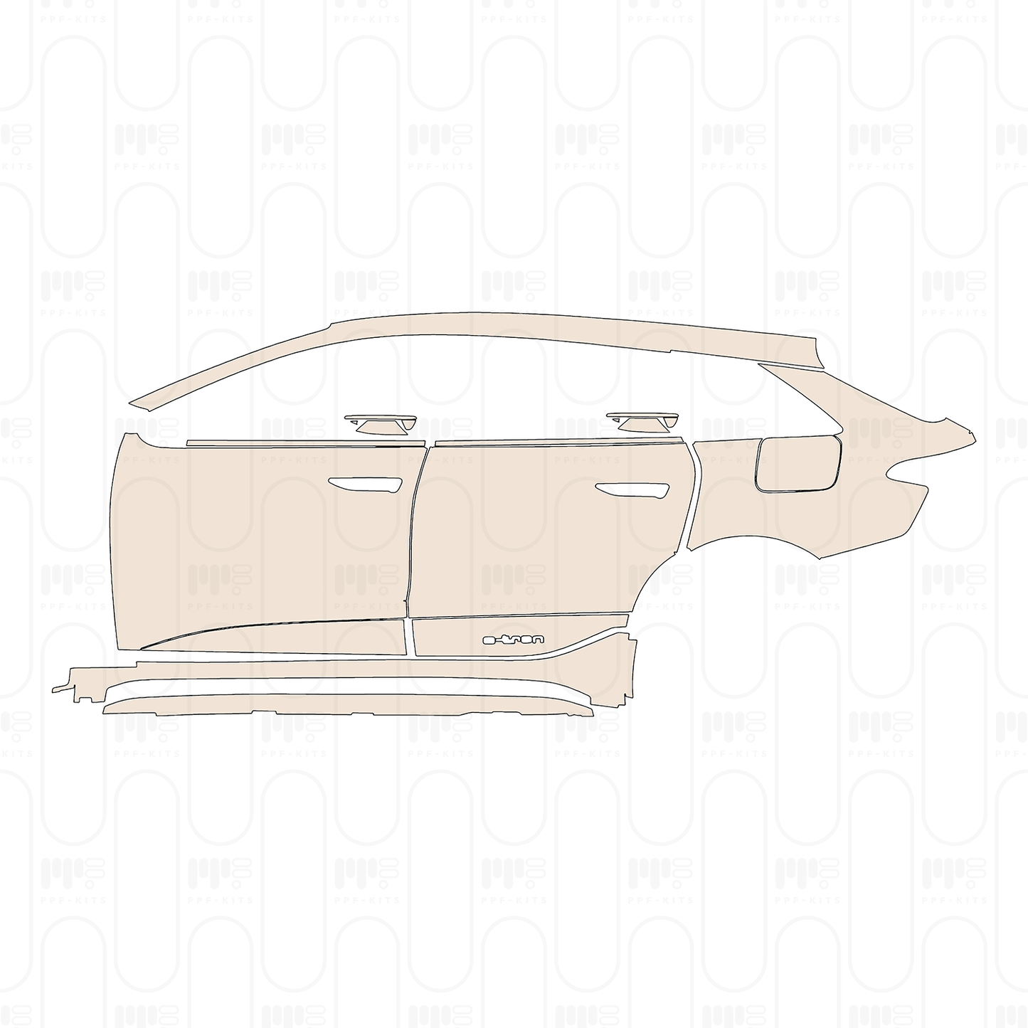 PPF prédécoupé Audi A6 e-tron A6 Avant e-tron Base 2026
