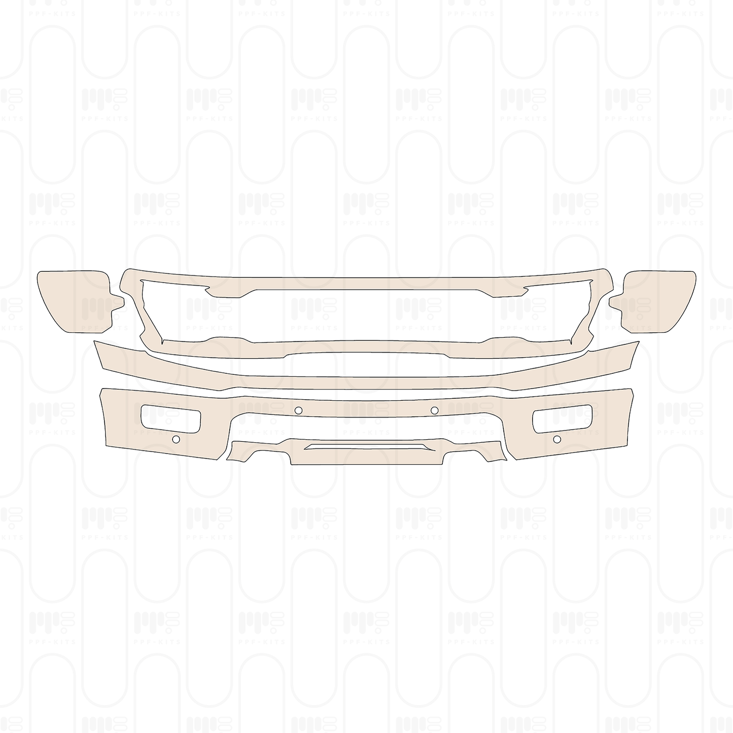 PPF prédécoupé Ford F-150 SuperCrew Tremor 2025