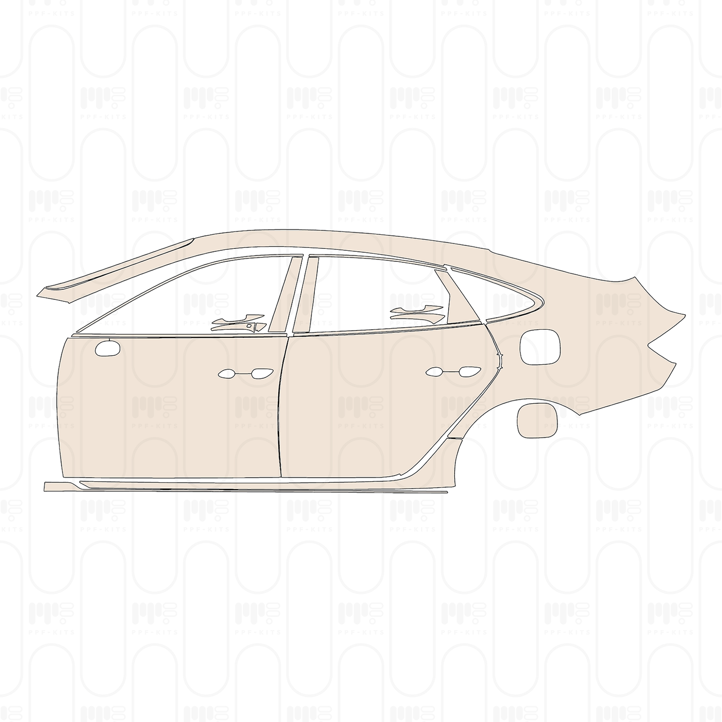 PPF prédécoupé Hyundai Sonata N-Line 2025