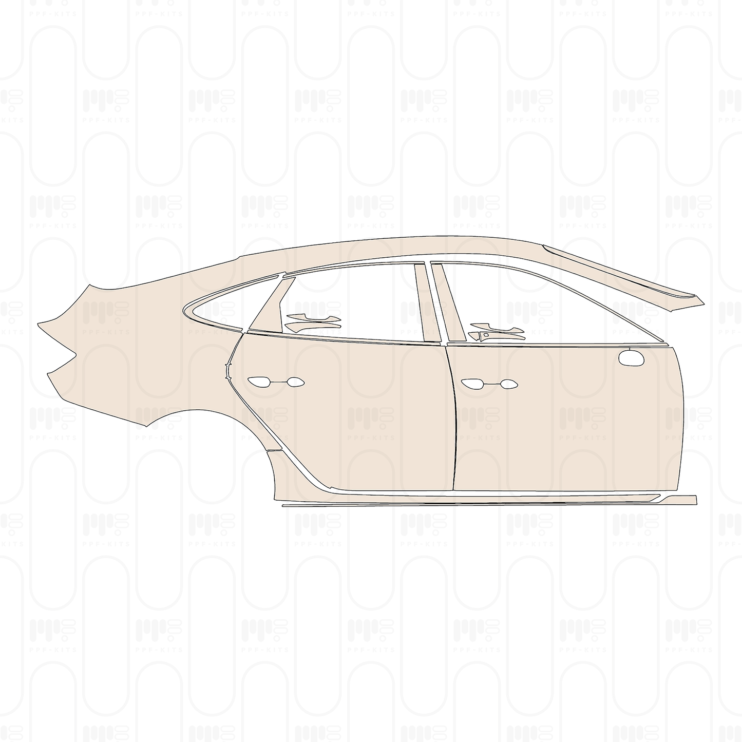 PPF prédécoupé Hyundai Sonata N-Line 2025