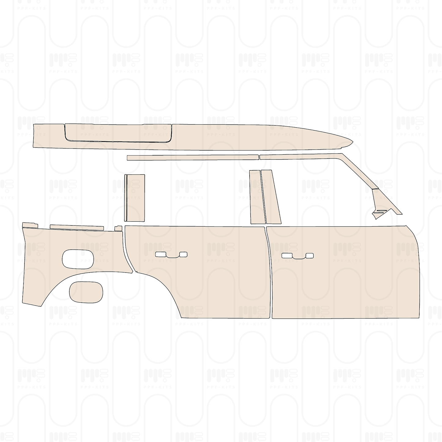 PPF prédécoupé Land Rover Defender 110 X 2026