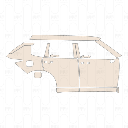 PPF prédécoupé Mitsubishi Outlander (NA) 2025