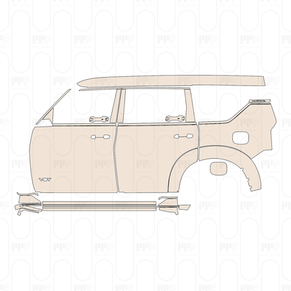 PPF prédécoupé Nissan Patrol (ME) Nismo 2025