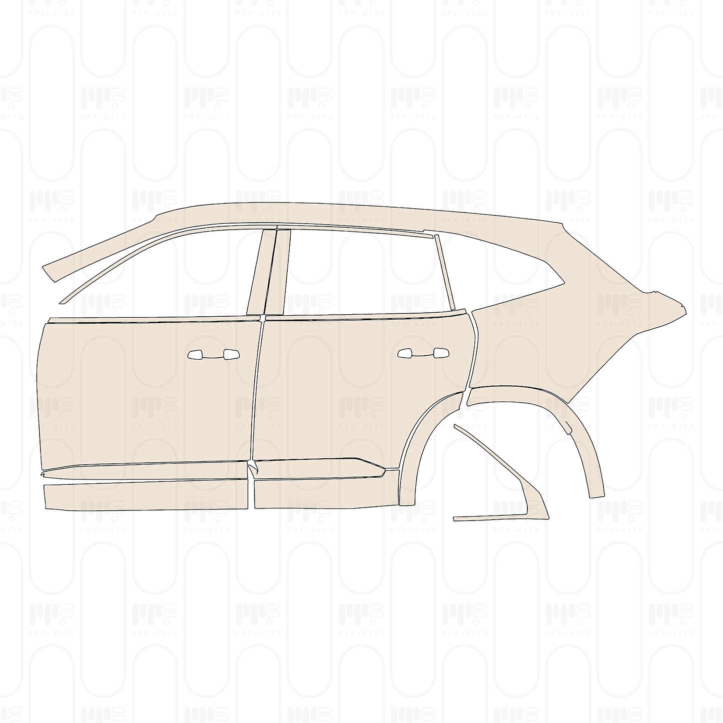 PPF prédécoupé Renault Grand Koleos (SEA) Techno 2026