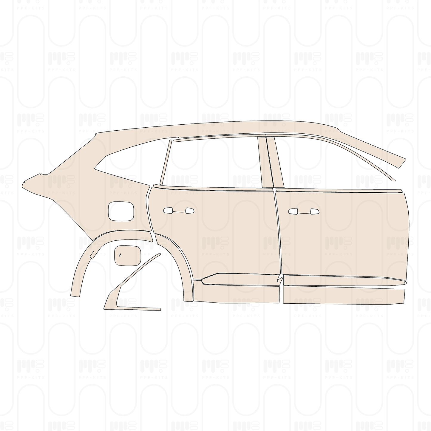 PPF prédécoupé Renault Grand Koleos (SEA) Techno 2026