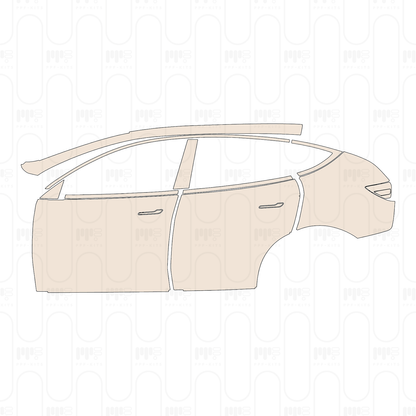 PPF prédécoupé Tesla Model Y (Juniper) Standard 2025