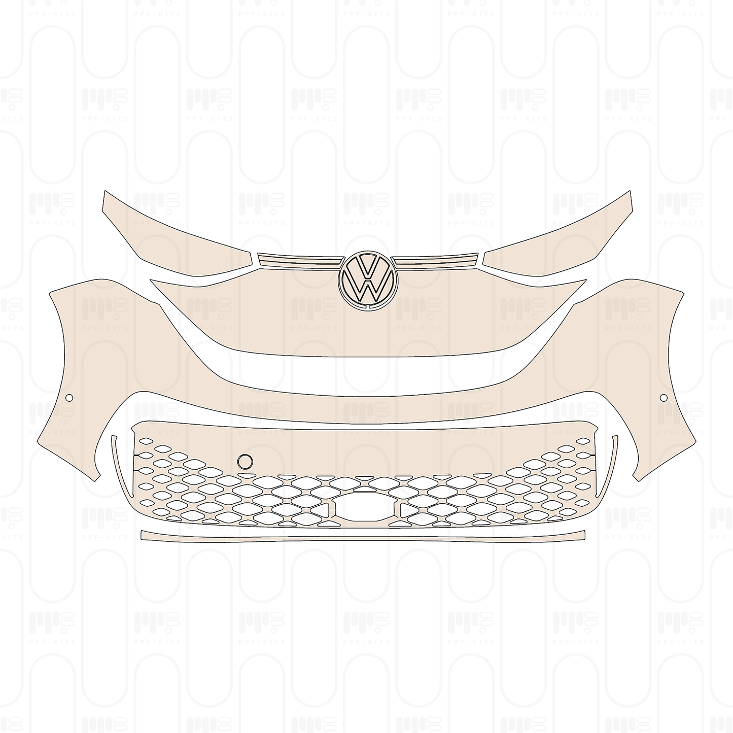 PPF prédécoupé Volkswagen ID.BUZZ Standard Wheelbase Standard 2026
