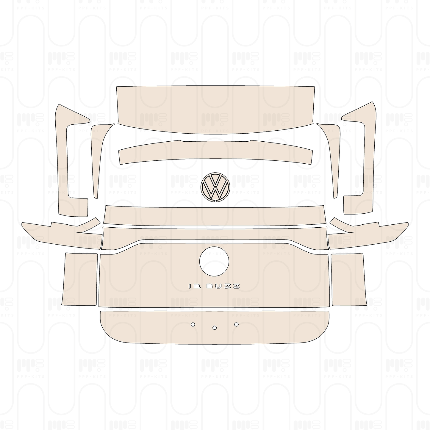PPF prédécoupé Volkswagen ID.BUZZ Standard Wheelbase Standard 2026
