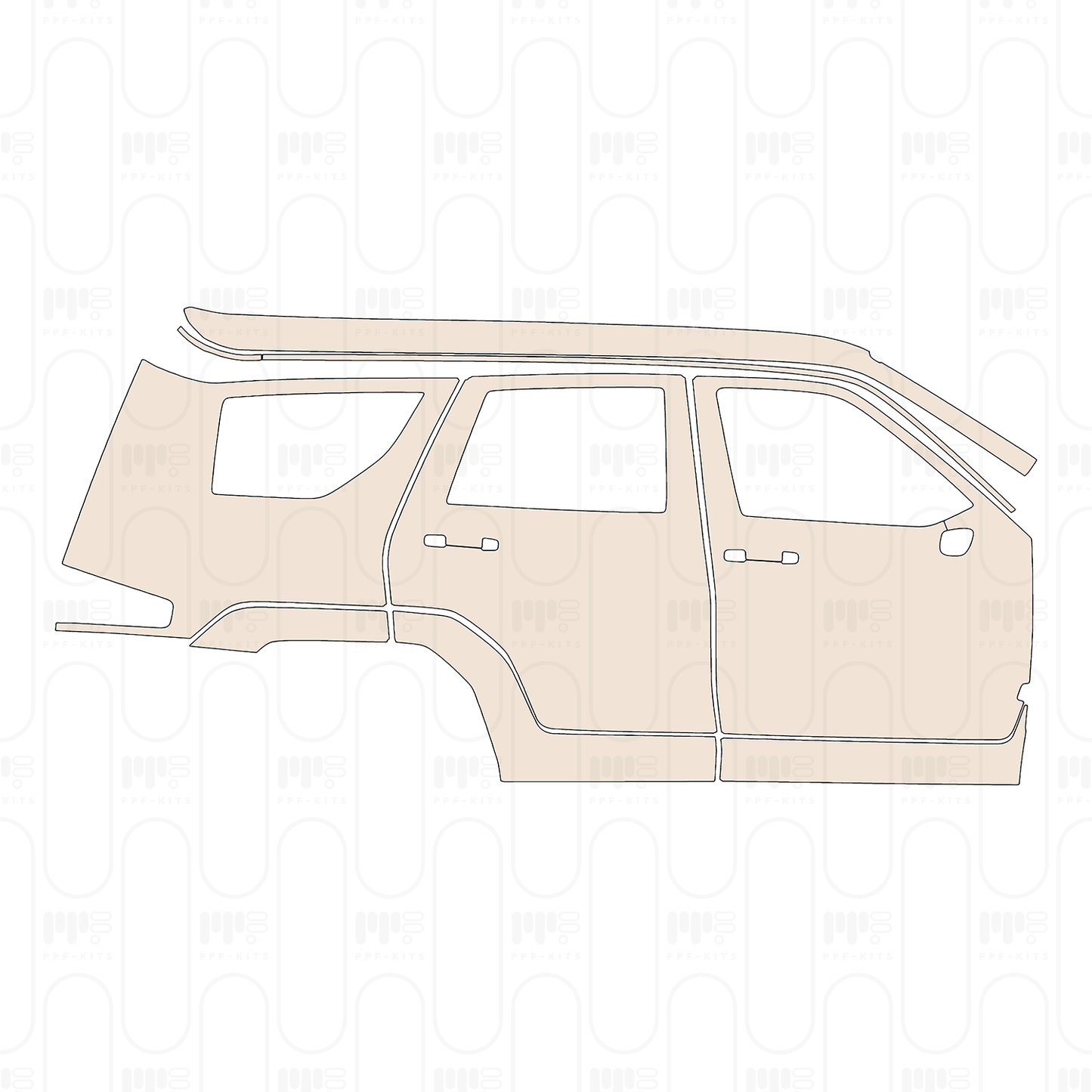 PPF prédécoupé Tank 700 Hi4-T Base 2025