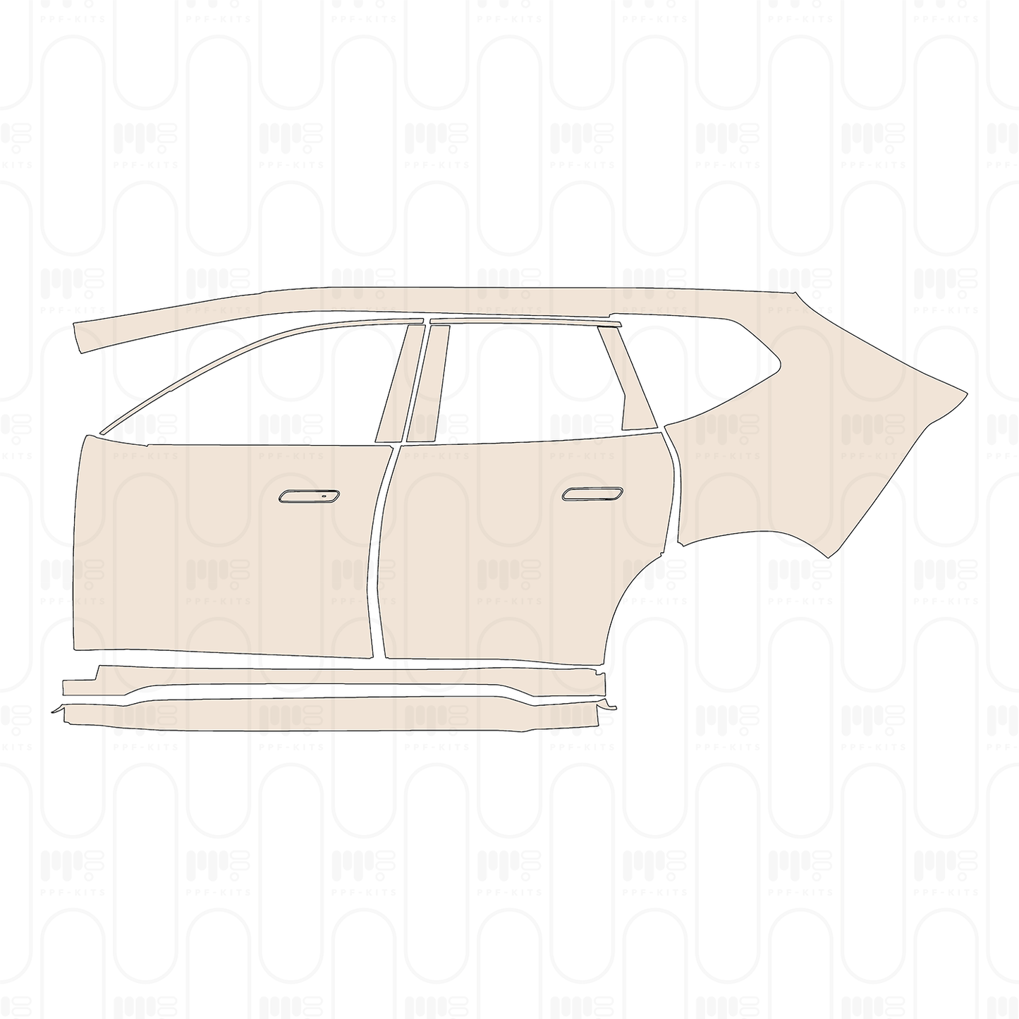 PPF prédécoupé BMW iX3 M Sport 2026