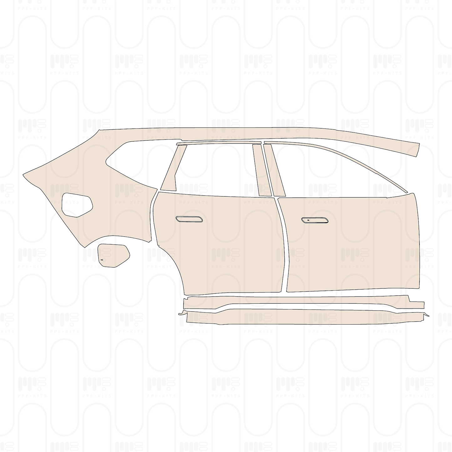 PPF prédécoupé BMW iX3 M Sport 2026