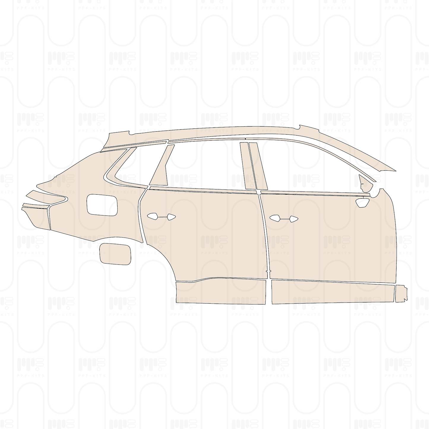 PPF prédécoupé Audi Q3 SUV Base 2026