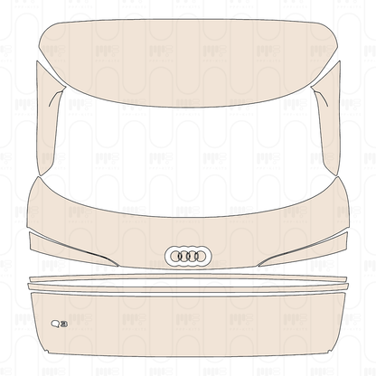 PPF prédécoupé Audi Q3 Sportback Base 2026