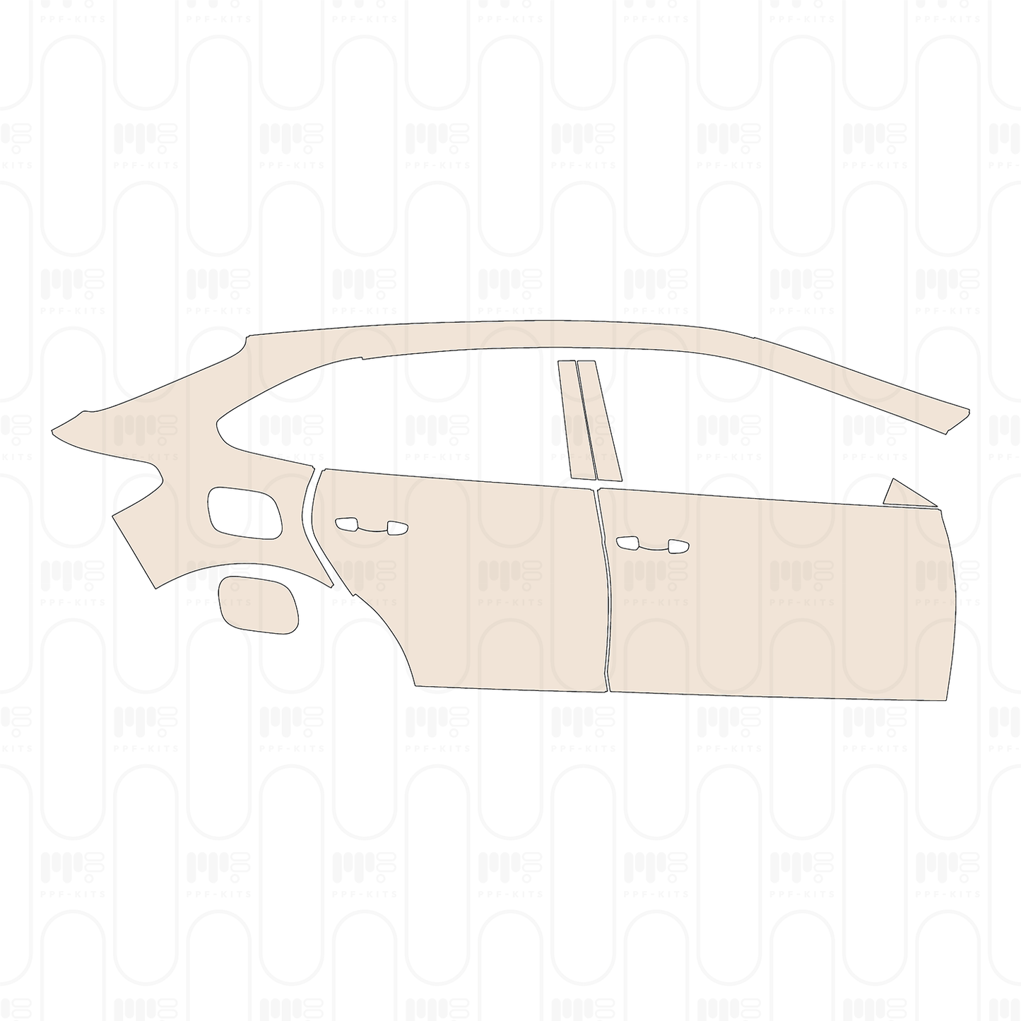 PPF prédécoupé Volkswagen Taigo (EU) Base 2026