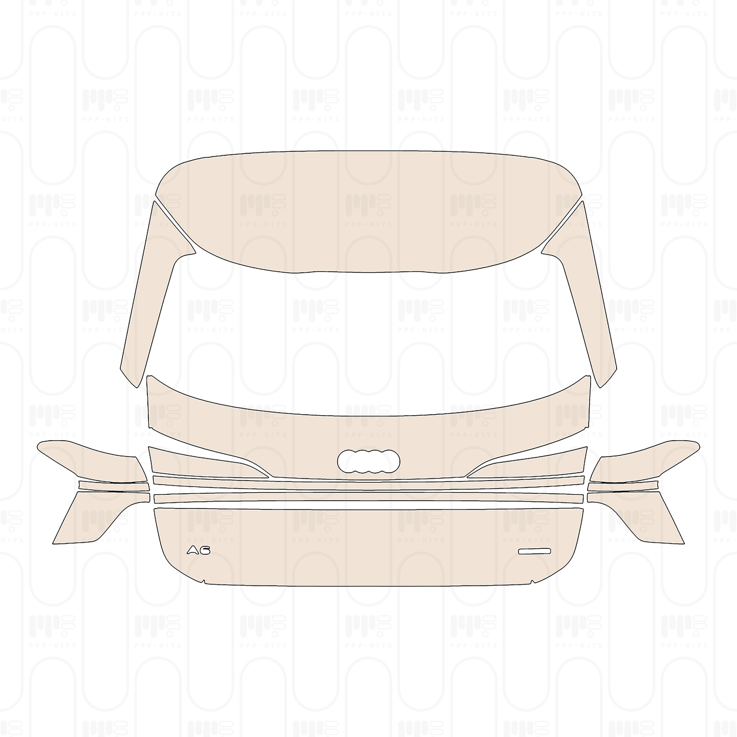 PPF prédécoupé Audi A6 Avant S-line 2025
