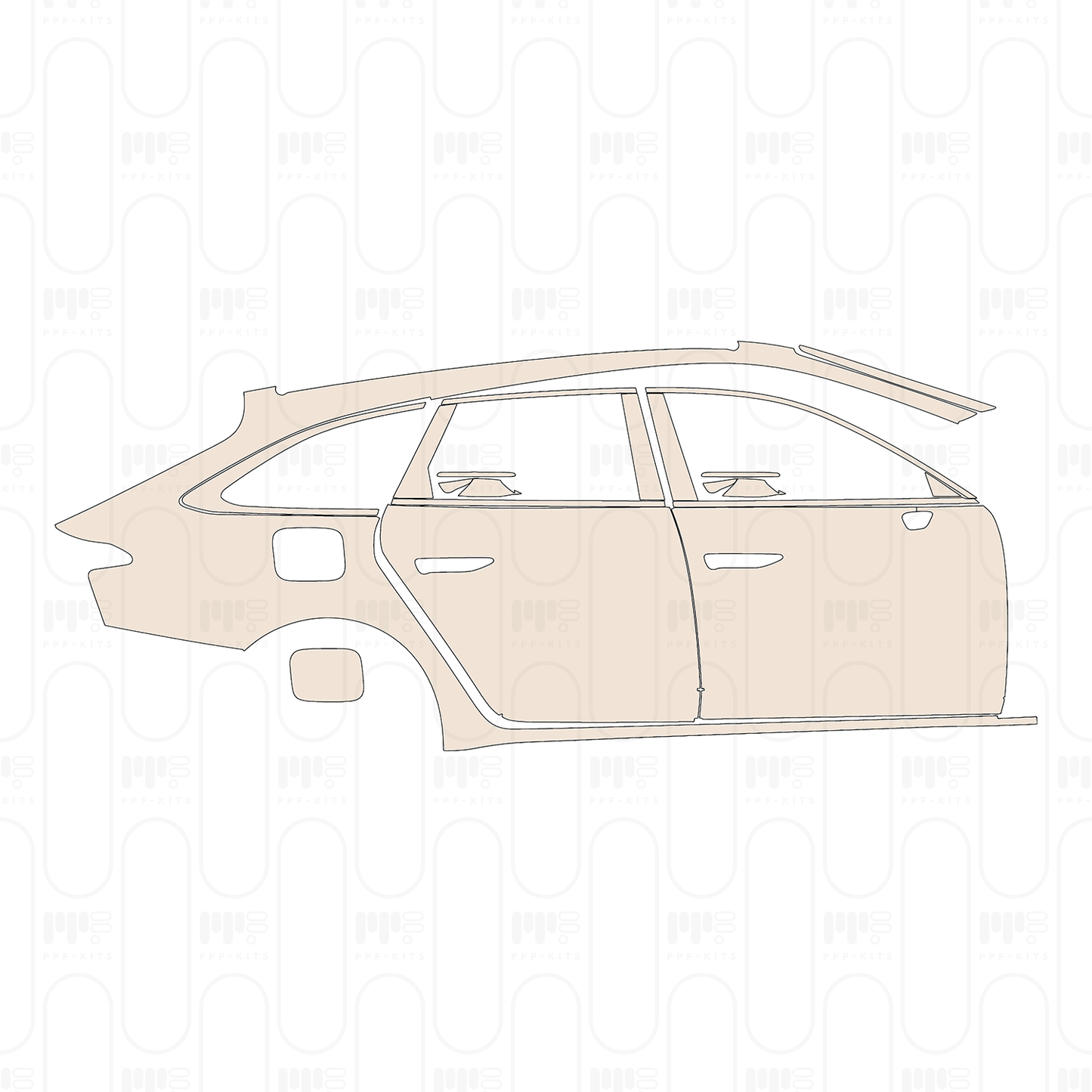 PPF prédécoupé Audi A6 Avant Base 2025
