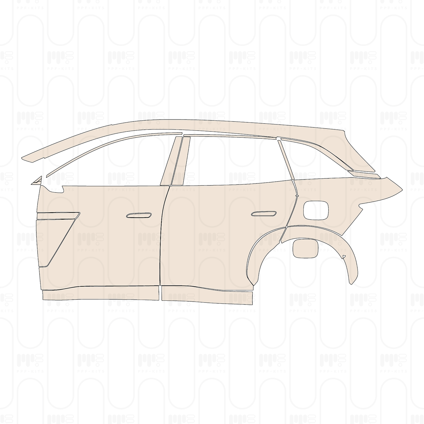 PPF prédécoupé BYD Tang L EV 2025