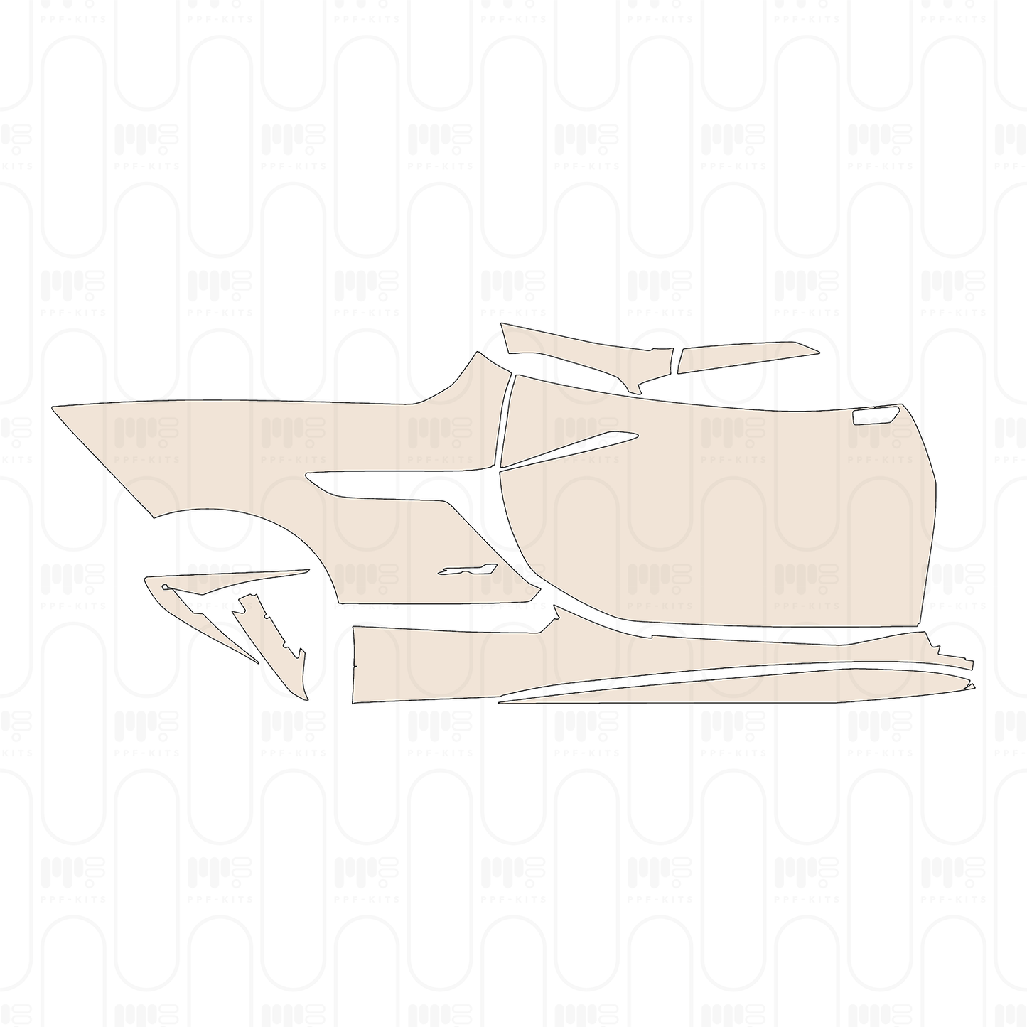 PPF prédécoupé Chevrolet Corvette ZR1 Coupe 2025