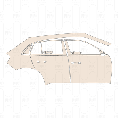 PPF prédécoupé Fiat 600e 2025