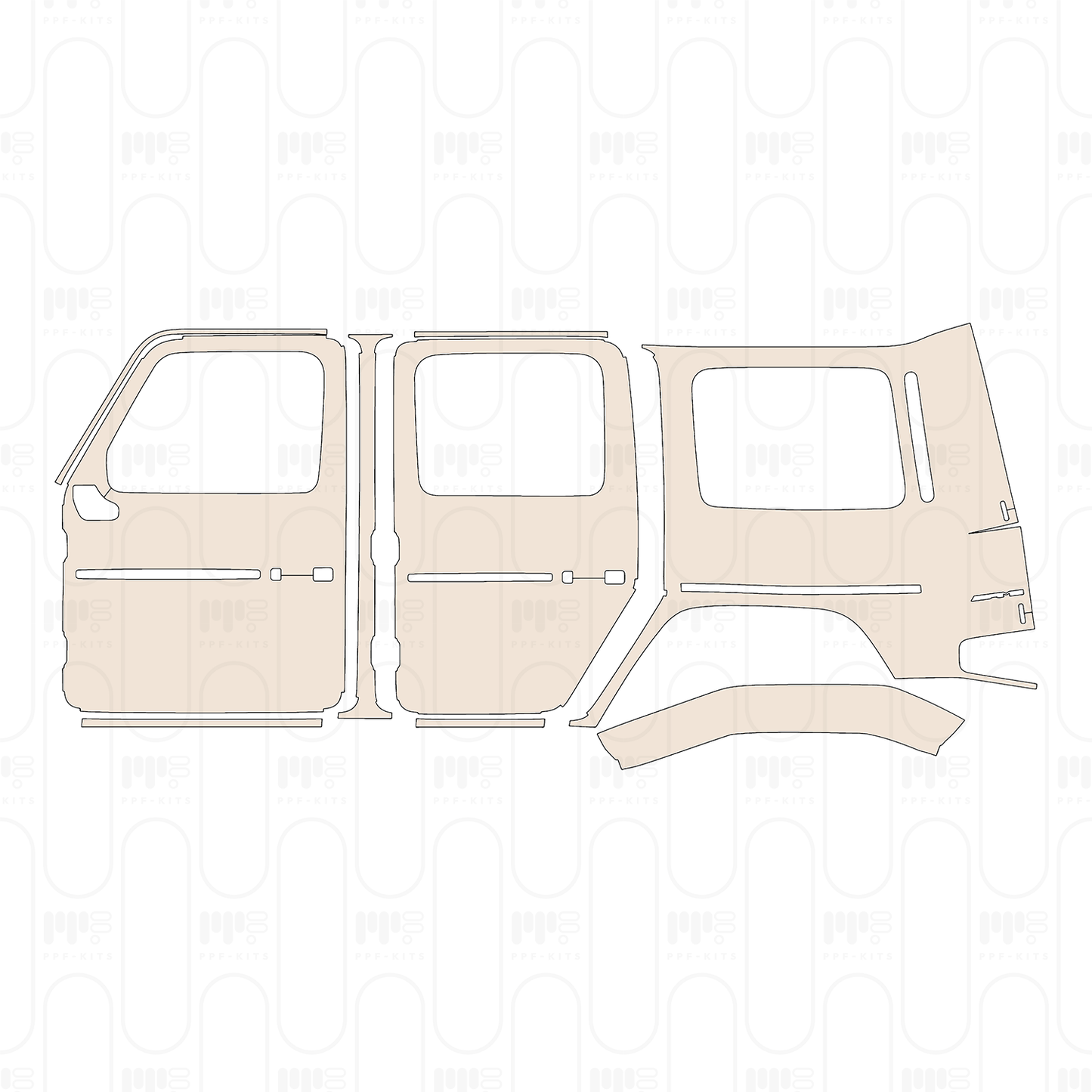 PPF prédécoupé Mercedes-Benz G Class AMG G63 (2027) 2026