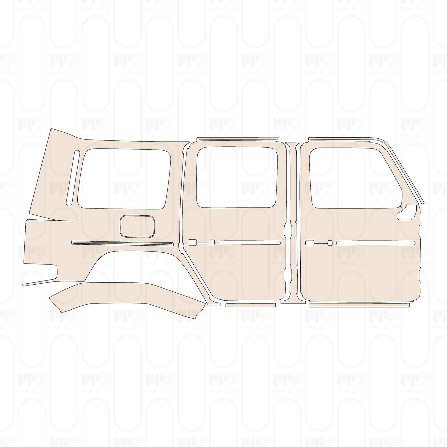 PPF prédécoupé Mercedes-Benz G Class G450 (2027) Base 2026