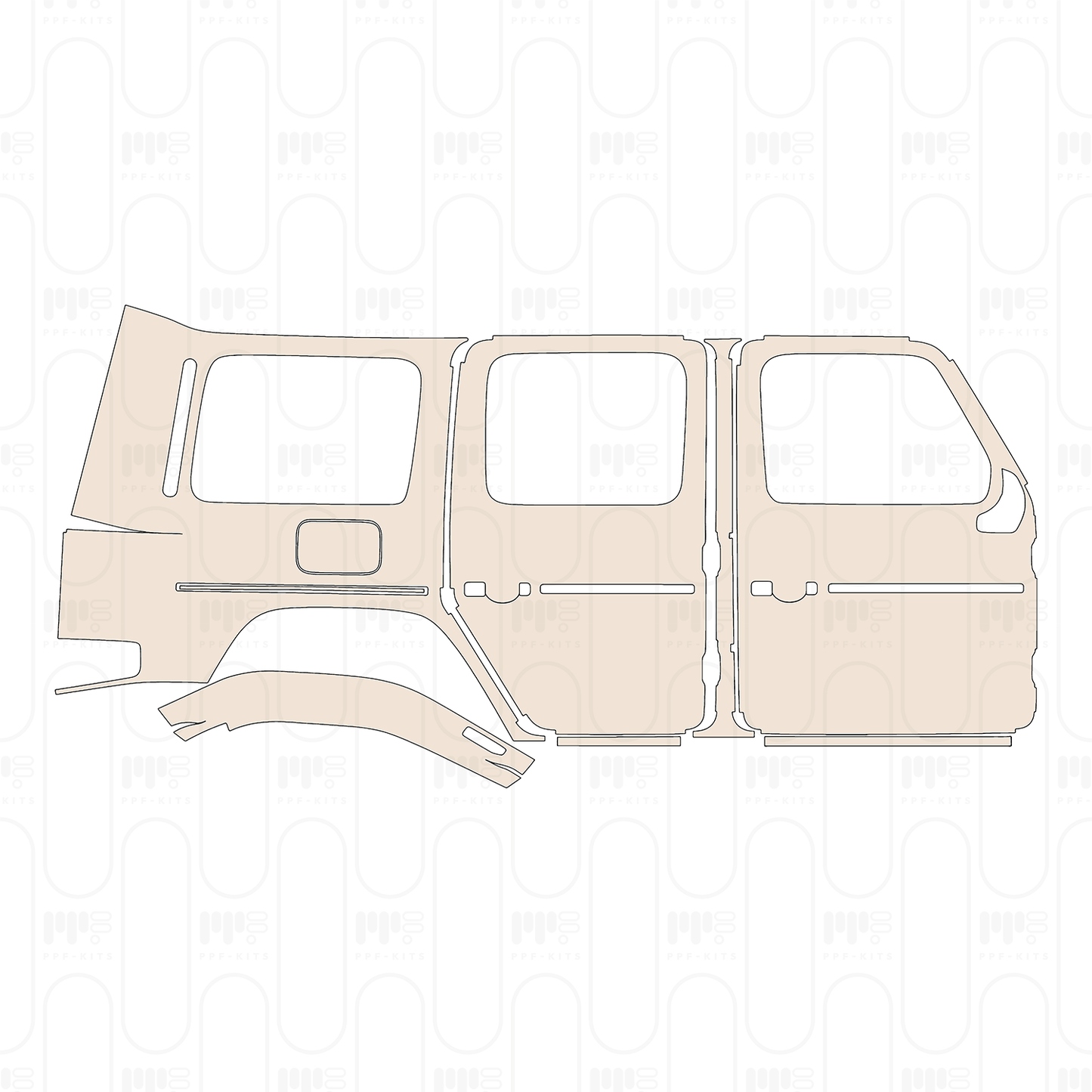 PPF prédécoupé Mercedes-Benz G Class G 580 mit EQ Technologie (2027) Base 2026