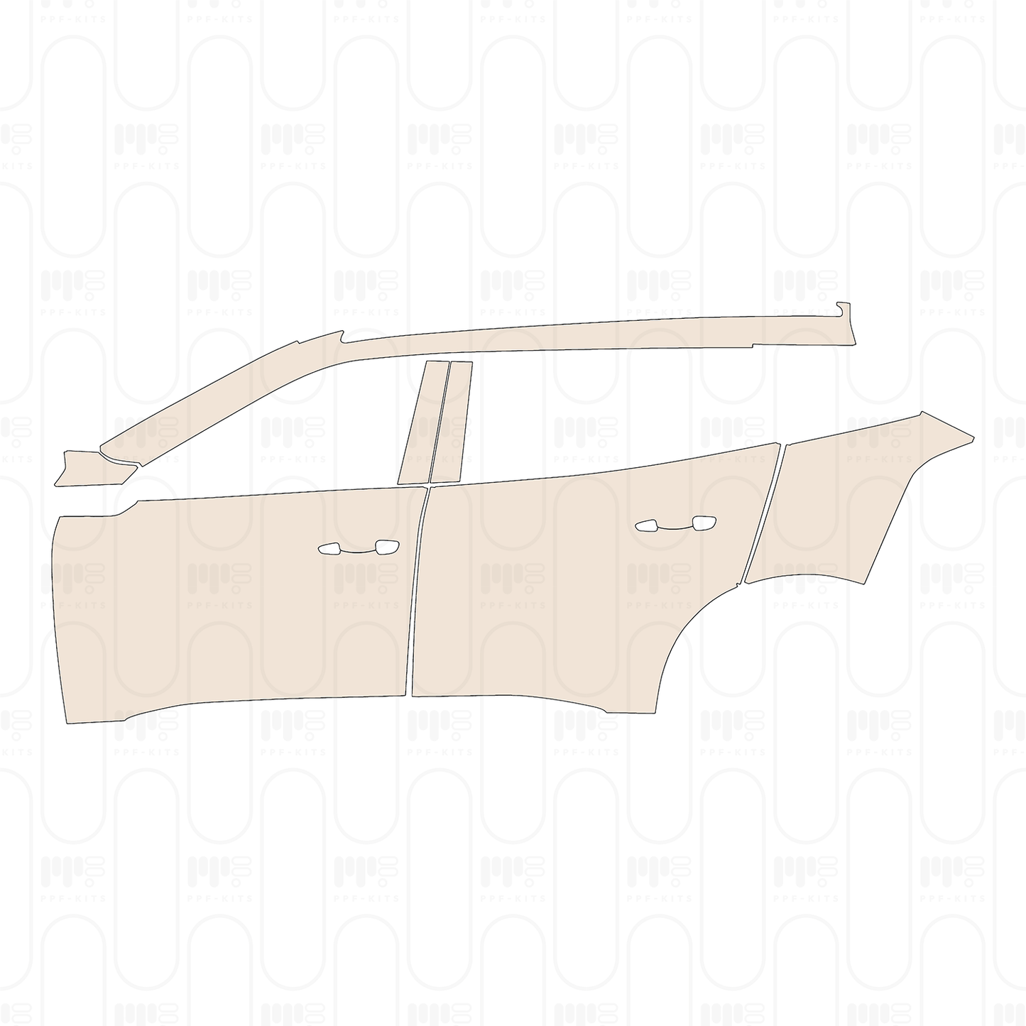 PPF prédécoupé Peugeot 2008 (EU) Allure 2025