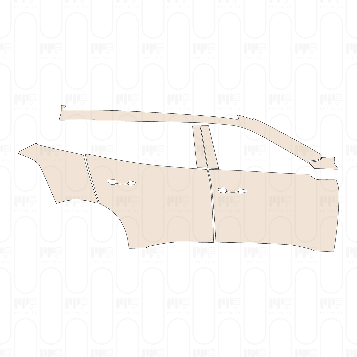 PPF prédécoupé Peugeot 2008 (EU) Allure 2025