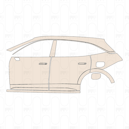 PPF prédécoupé Zeekr 7X (CN) 2025