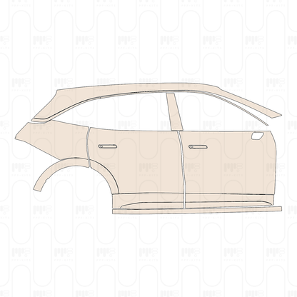 PPF prédécoupé Zeekr 7X (CN) 2025