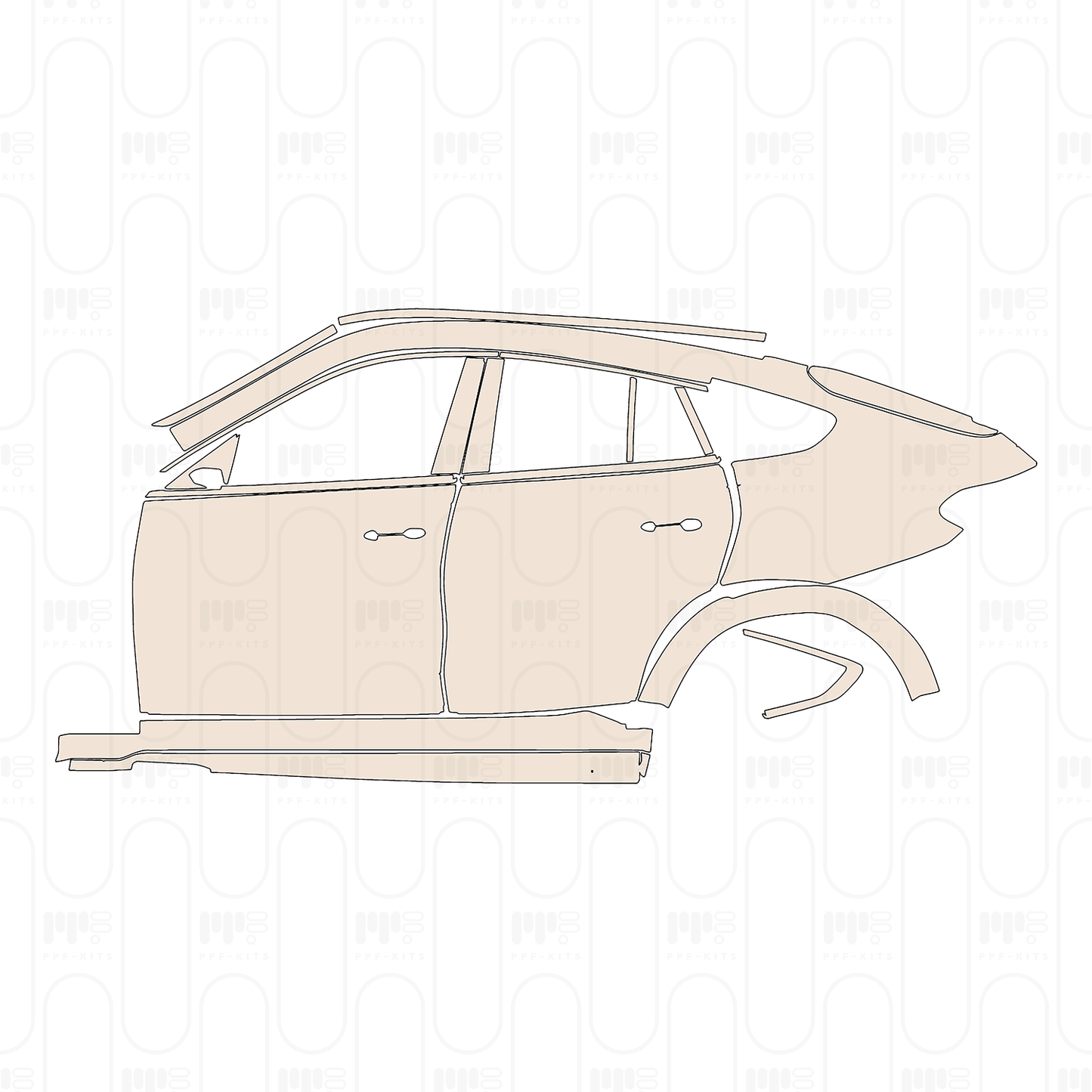 PPF prédécoupé BMW X6 M60i 2026