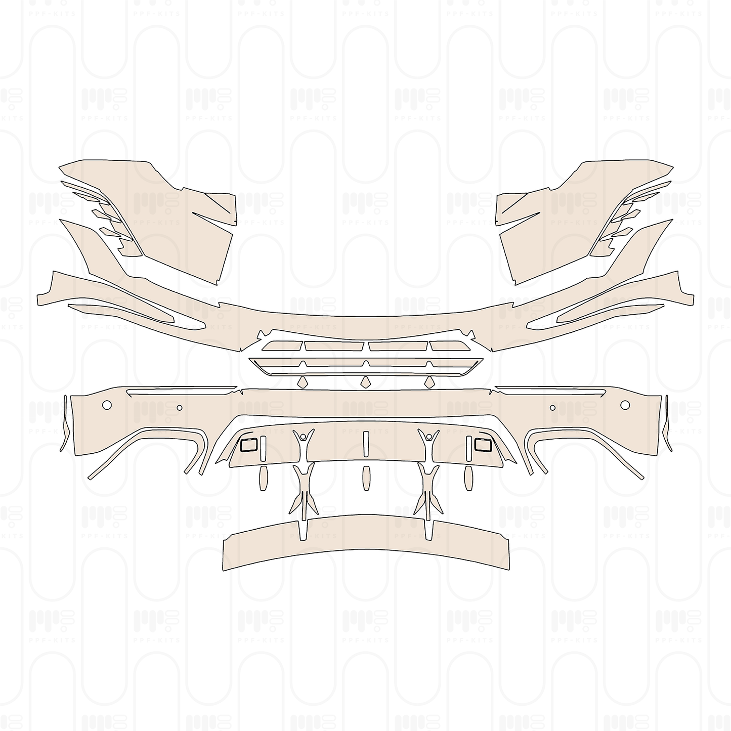 (left) Door+Side Skirt+Rear Fender with"DENALI" Emblem on Door