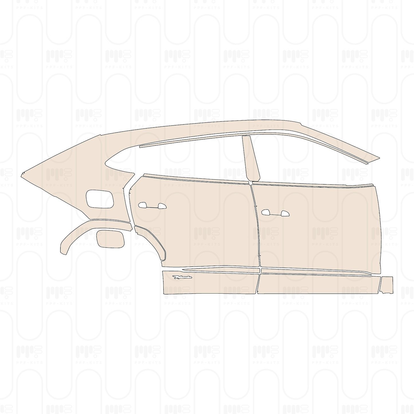 Rear Bumper with 6 PDC (Parking Sensors)