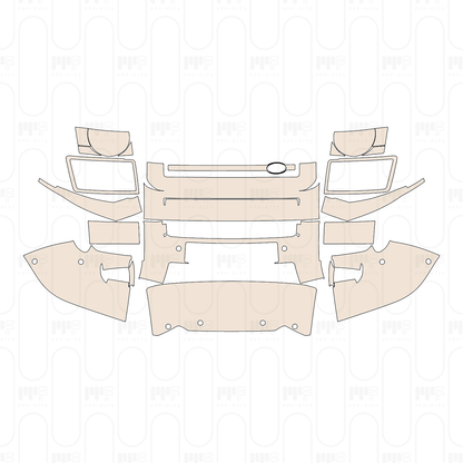 Bumper+Headlamp with relief cut