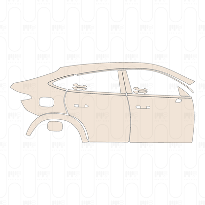 Bumper+Headlamp with 4 PDC (Parking Sensors), with Camera