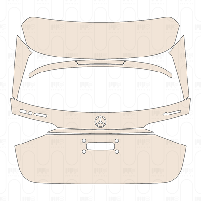 (left) Door+Side Skirt+Rear Fender without fuel cap cutout